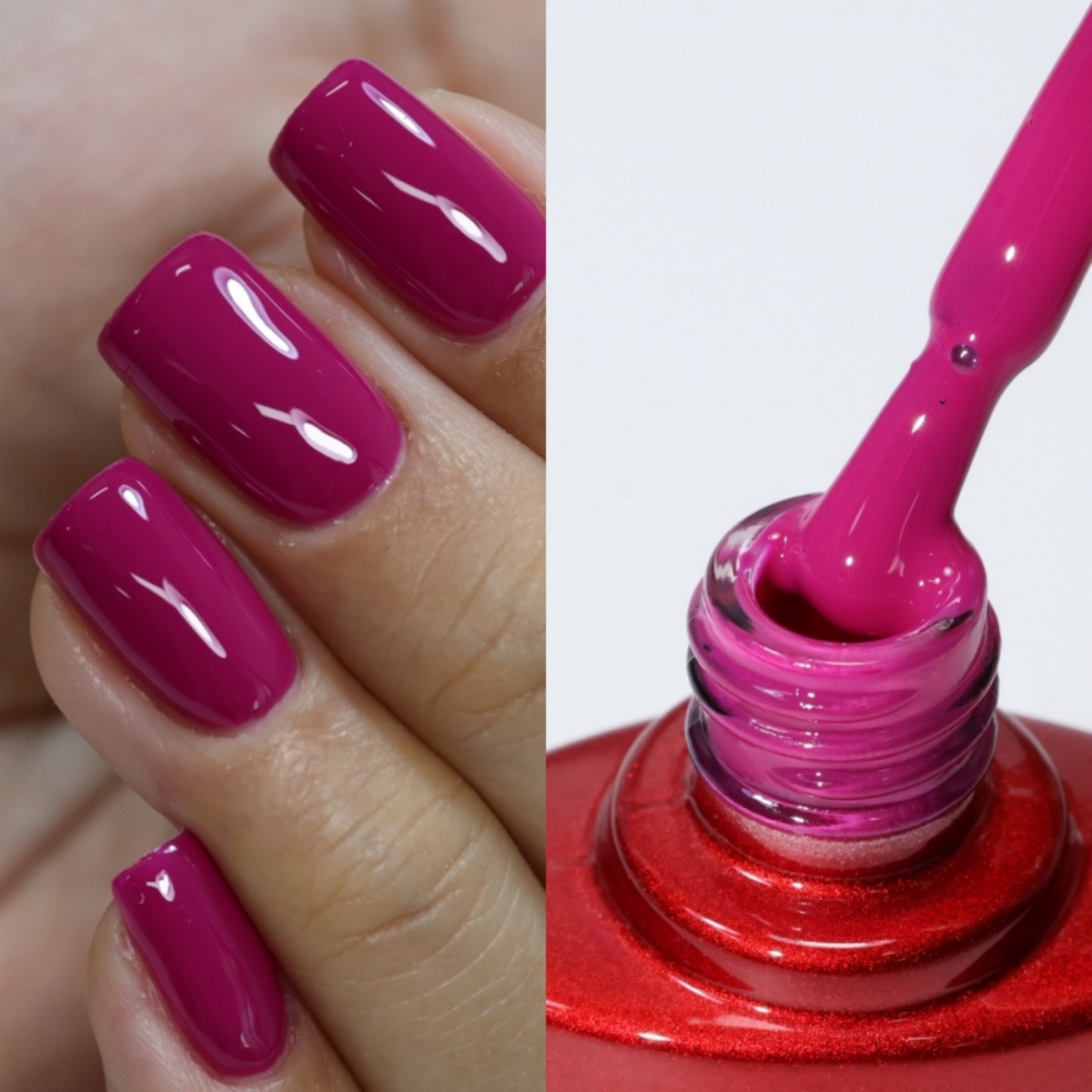 Nail Art Violet - MSHARE 10ml Gel Polish Dasar Warna