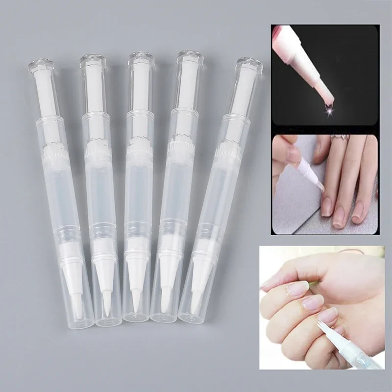 Cuticle Oil Pen - 5 Buah Pena Putar Kuku Transparan