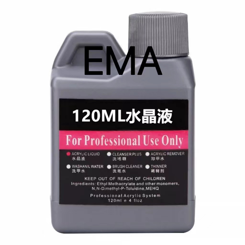 Nail Art Emas - EMA seni kuku akrilik 120ML/botol, cairan