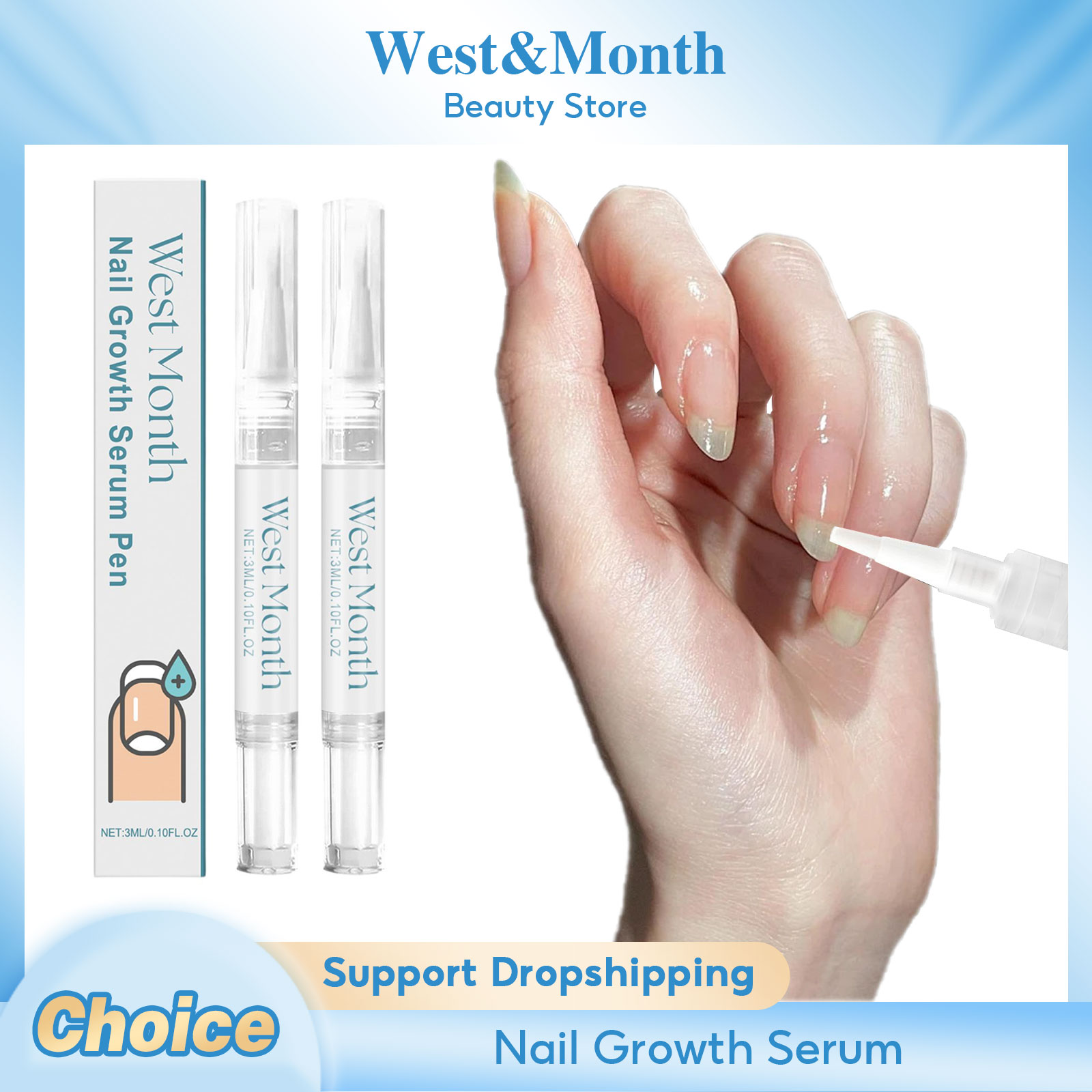 Cuticle Oil Pen - Pena Perawatan Kuku, pena menutrisi memperbaiki