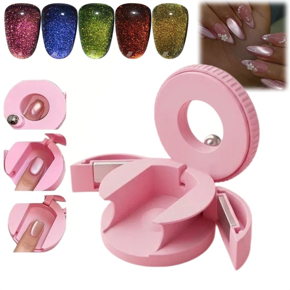 Nail Art Eye Cat - Alat Magnet Ganda Otomatis Cat Eye
