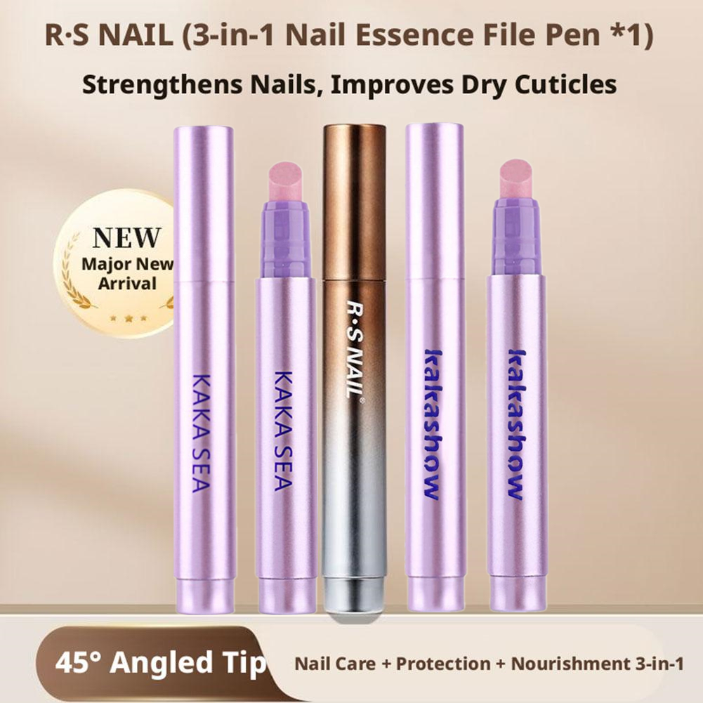 Cuticle Oil Pen - Pena Minyak Kutikula 3-in-1 dengan Pendorong