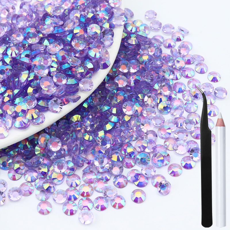 Nail Art Violet - 5000/10000PCS Batu Permata Imitasi Resin Jelly