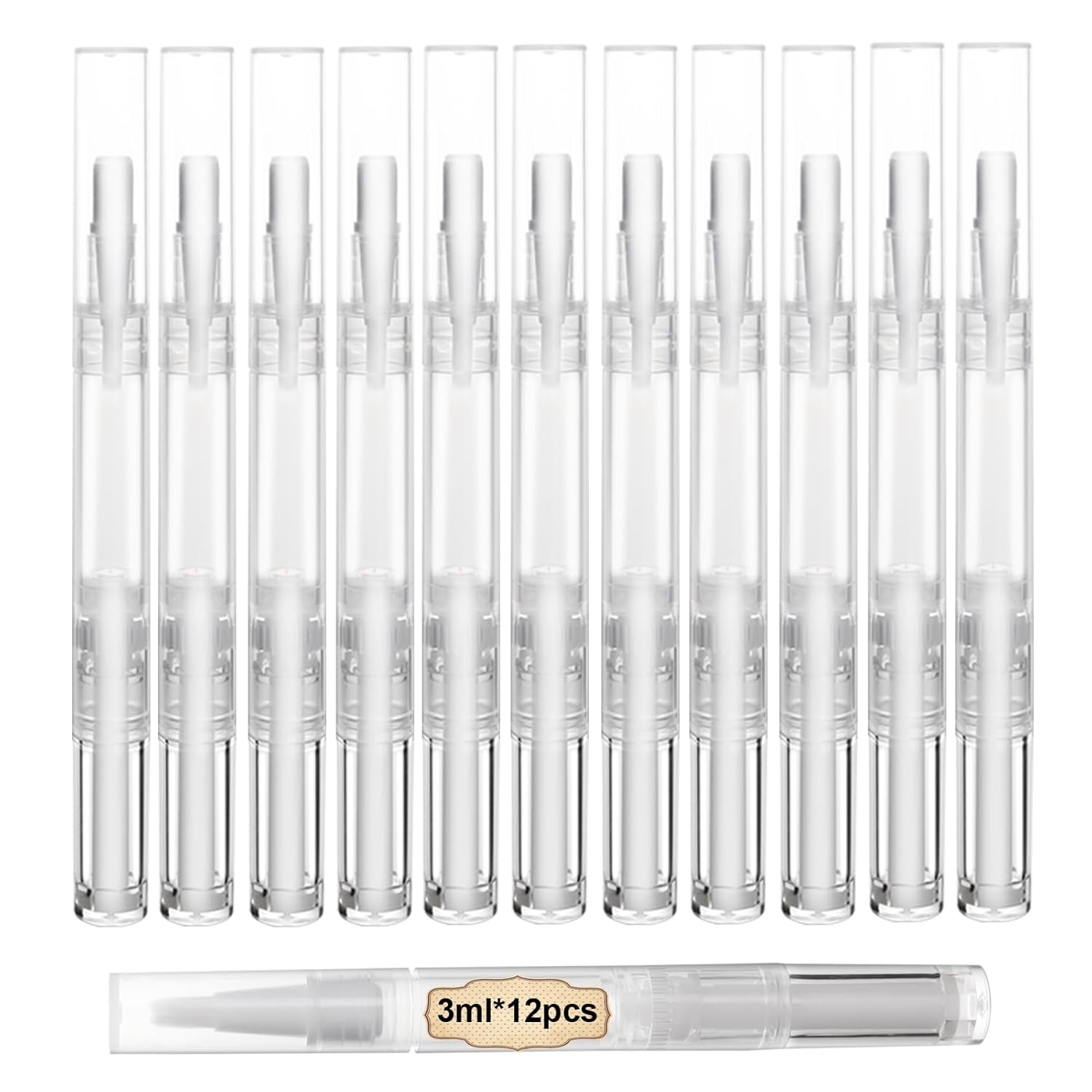 Cuticle Oil Pen - 12 Buah Pena Minyak Kutikula Kosong
