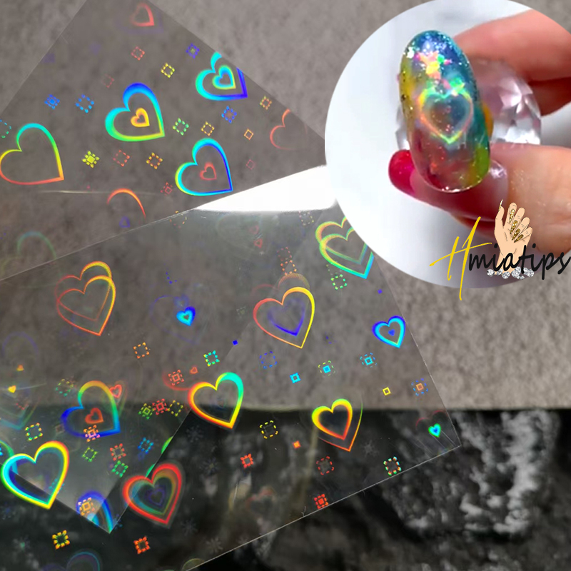 2 Buah Stiker Kuku Jantung Aur - Nail Art Lotso ulasan dan harga