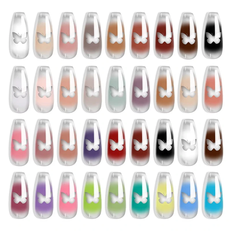 Gel Lukis Kuku 9 Warna Gradasi - Nail Art Gel Polish ulasan dan harga