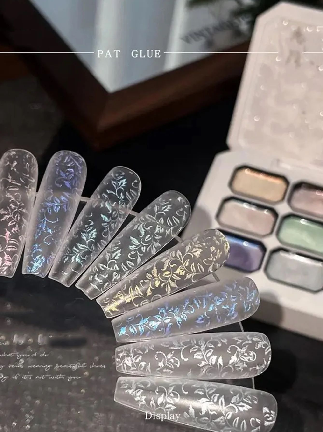9 Warna Aurora Mutiara Efek Pa - Nail Art Gel Polish ulasan dan harga