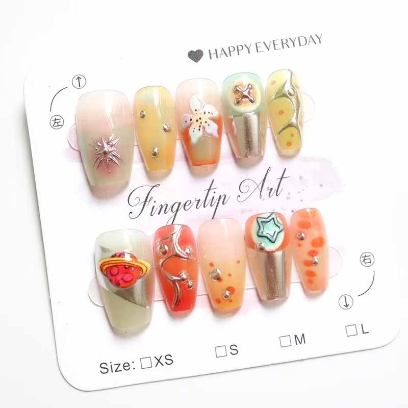 10 Buah Kelopak Relief 3D Kual - Nail Art Eye Cat ulasan dan harga