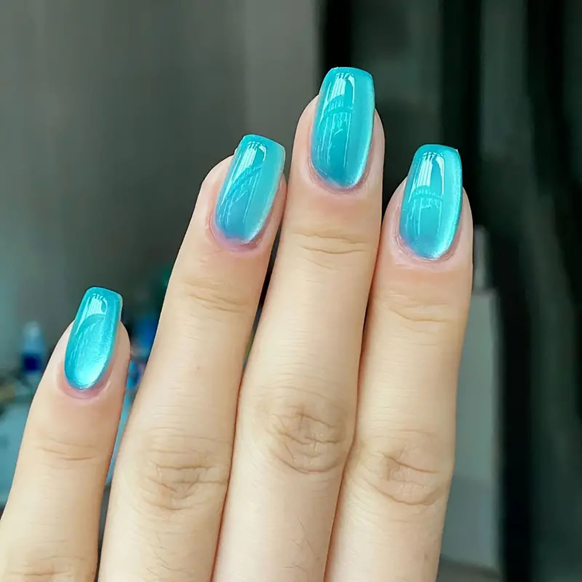 Kuku palsu balet persegi pende - Nail Art Eye Cat ulasan dan harga