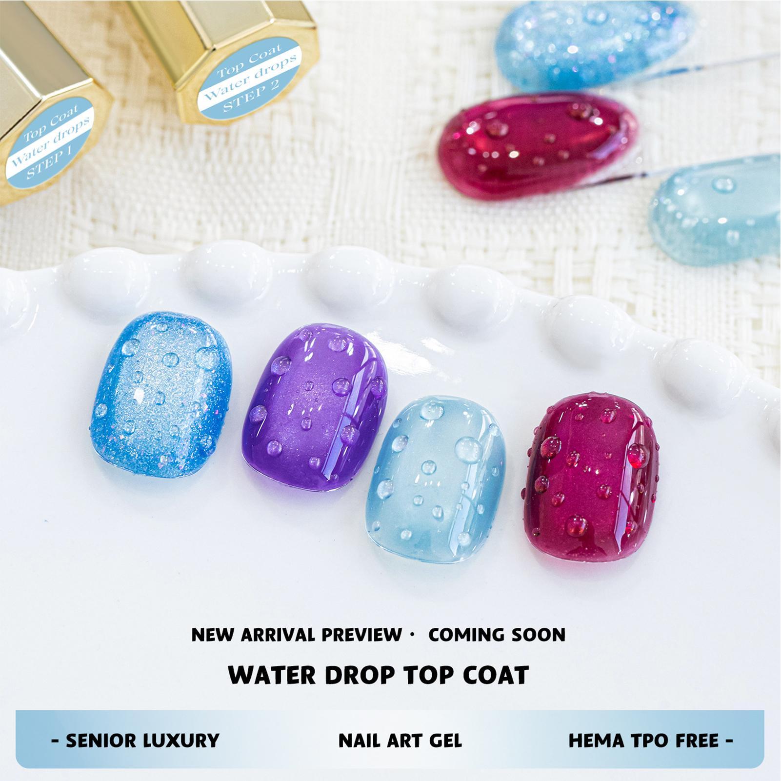 Cat kuku gel Water Drop Top Co - Nail Art Gel Polish ulasan dan harga