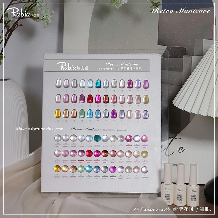 RABIA Moonlight Cat Eye 36 War - Nail Art Eye Cat ulasan dan harga