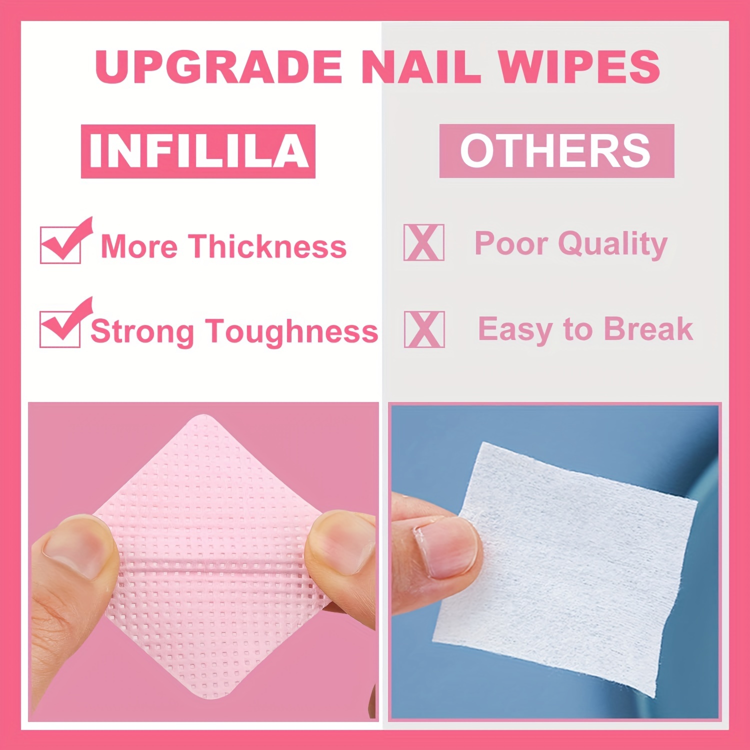 20/600 Buah Tisu Kuku Bebas Se - Nail Art Remover ulasan dan harga