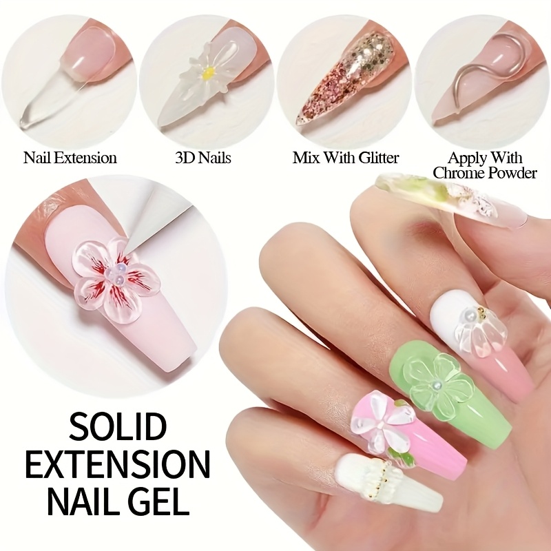 100g Gel Kuku Transparan Anti  - Nail Art Gel Polish ulasan dan harga
