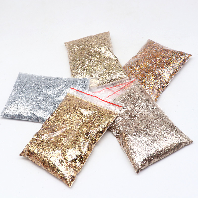 50G/Tas Set Kutek Kuku Glitter - Nail Art Violet ulasan dan harga