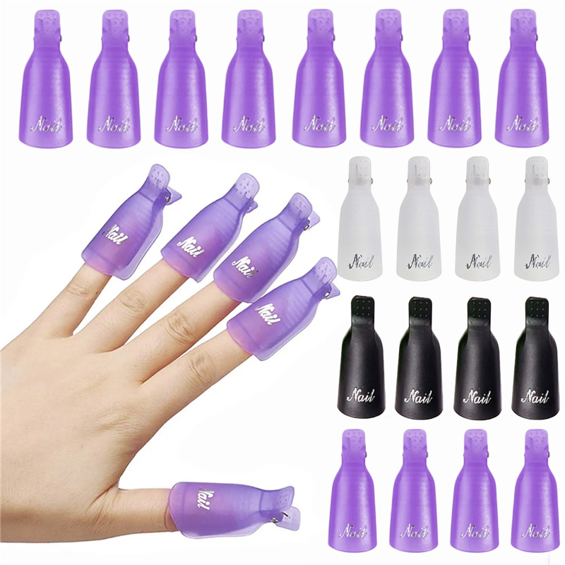 10 Buah Klip Penutup Kuku Akri - Nail Art Remover ulasan dan harga