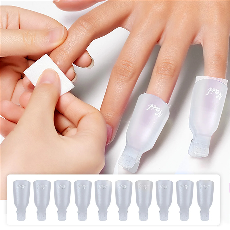 10 Buah Klip Penutup Kuku Akri - Nail Art Remover ulasan dan harga