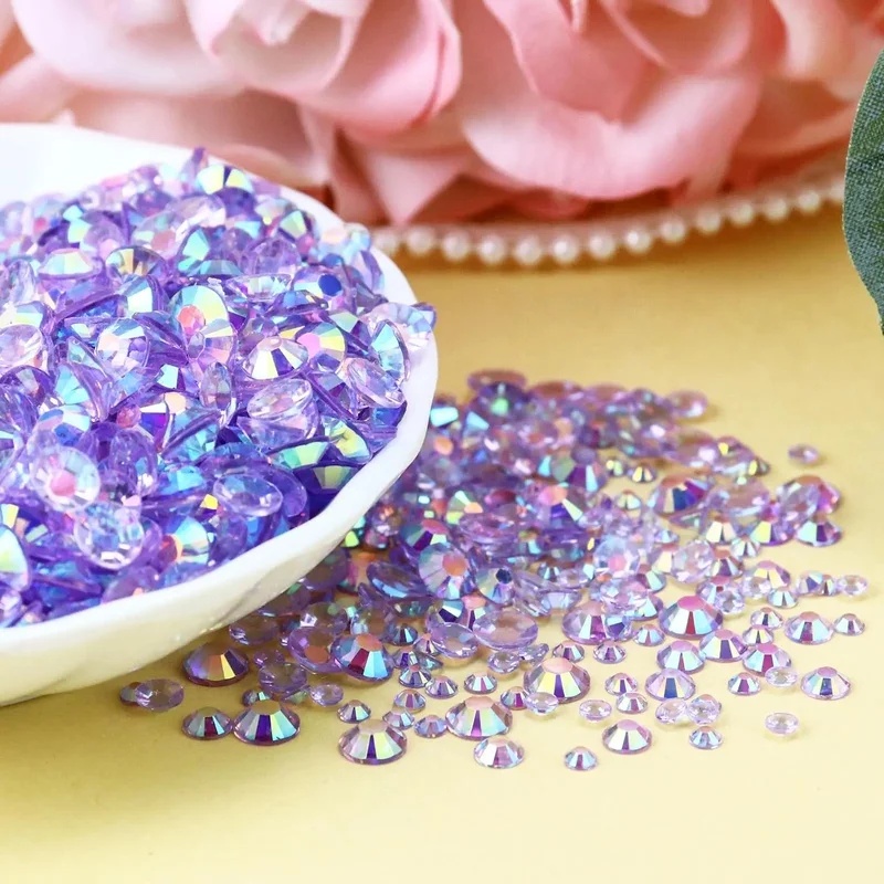 5000/10000PCS Batu Permata Imi - Nail Art Violet ulasan dan harga