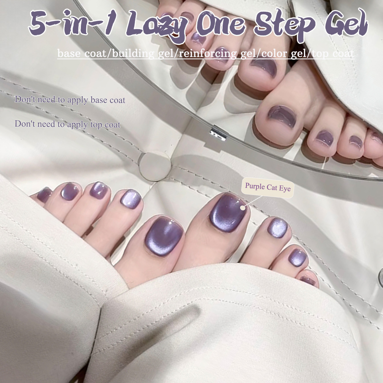 1pcs PSK Popular 5-In-1 One-St - Nail Art Violet ulasan dan harga