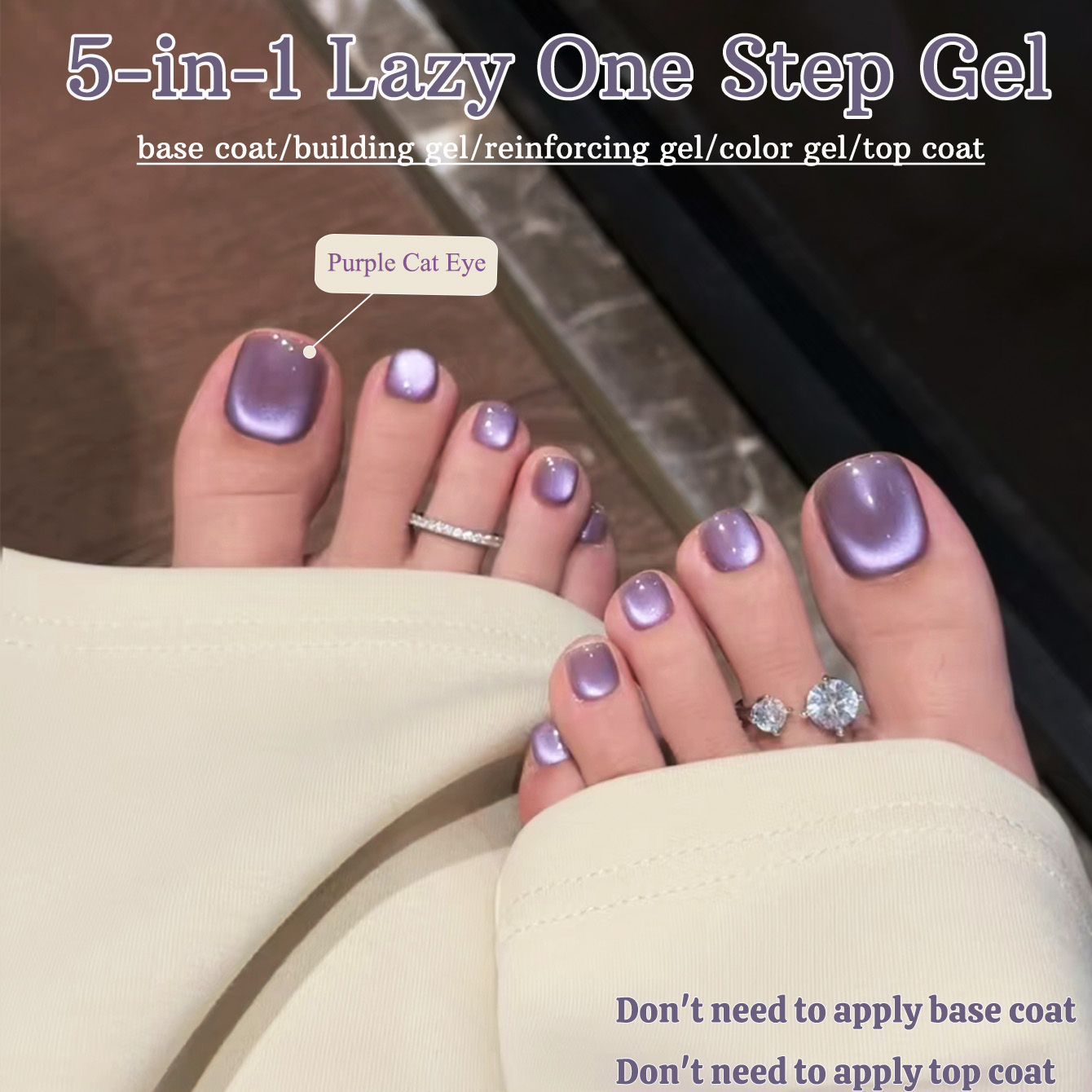 1pcs PSK Popular 5-In-1 One-St - Nail Art Violet ulasan dan harga