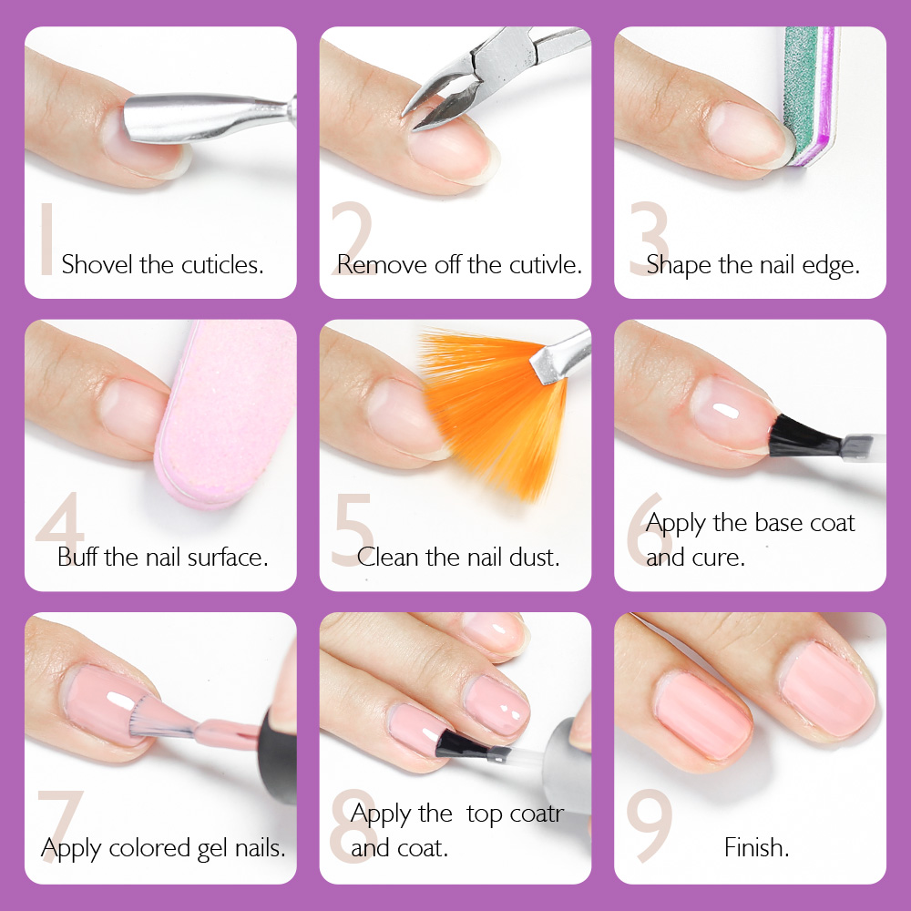Rainbow Ghini 8Ml Cat Kuku Ser - Nail Art Lilac ulasan dan harga